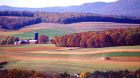 Maisernte Pennsylvania USA Maisernte Pennsylvania USA